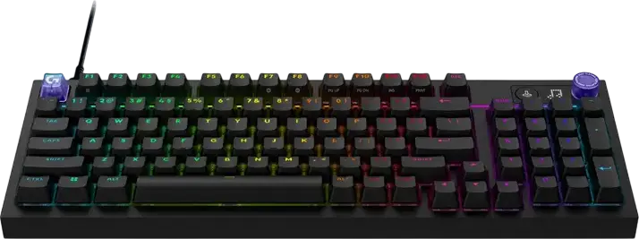 Logitech G316 X 98 Wired Mechanical Gaming Keyboard, 98% Compact Layout with Numpad, Hot-swappable Tactile Switches, 8000Hz Polling Rate, RGB, LED Display