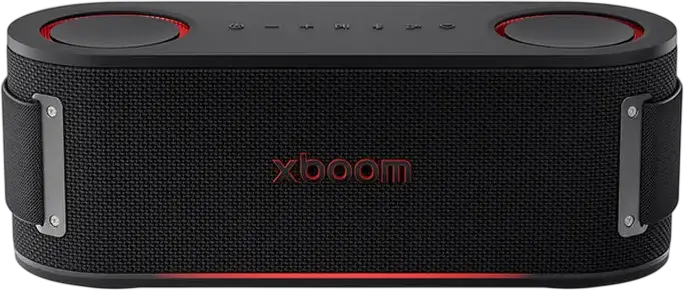 LG XBOOM Bounce Portable Bluetooth Speaker, 40W RMS, 2.1 CH Audio, IP67 Waterproof, 30h Battery, RGB Lighting, Black