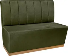 VEGA LUSINI Solutions GmbH 2-seater upholstered bench Espara Polsterbank 2-Sitzer Espara 2-seater upholstered bench Espara; 120x63x101 cm (WxDxH); seat green, base natural Polsterbank 2-Sitzer Espara; 120x63x101 cm (BxTxH); Sitz grün, Gestell natur Discover our high-quality modular bench system, which perfectly combines style, functionality and maximum comfort. The seats are upholstered in a high-quality fabric with a fine woven texture, which not only looks luxurious but also feels pleasantly soft to the touch. The longitudinal quilting on the back adds elegant accents and gives the bench system a modern, high-quality look. Thanks to the high level of seating comfort, you can enjoy long, relaxing hours, whilst the integrated foot panel ensures a clean, elegant silhouette. The design combines a large fabric section with a small base, giving the bench a high-quality appearance whilst also making it lightweight and versatile. The modular construction allows the bench system to be customised – perfect for any room size and any purpose. Whether in a guest area, a modern office or a reception area: this bench system focuses on functionality, comfort and stylish design. Can be linked to other elements using a linking fitting – please order separately (item number: 10093926). Your benefits at a glance: * High-quality upholstery fabric with a fine woven texture for soft seating comfort * Longitudinal quilting on the backrest for an elegant design * High level of seating comfort for extended use * Base panel for a sleek, modern look * Modular and flexible combinations * Can be placed as a freestanding piece in the room * Rounded seat surface as a distinctive design feature Enhance your interior with our modular bench system – the perfect combination of luxury, comfort and contemporary design. Entdecken Sie unser hochwertiges modulares Bank-System, das Stil, Funktionalität und maximalen Komfort perfekt vereint. Die Sitzflächen sind mit einem hochwertigen Bezugsstoff mit feiner Webstruktur bezogen, der nicht nur luxuriös aussieht, sondern sich auch angenehm weich anfühlt. Die Längssteppung am Rücken sorgt für elegante Akzente und verleiht dem Bank-System eine moderne, hochwertige Optik. Dank des hohen Sitzkomforts können Sie lange entspannte Stunden genießen, während die integrierte Fußblende eine geschlossene, edle Linienführung garantiert. Das Design kombiniert einen großen Stoffpart mit einem kleinen Sockel, wodurch die Bank hochwertig wirkt, und zudem leicht und flexibel ist. Die modulare Bauweise ermöglicht es, das Bank-System individuell anzupassen – perfekt für jede Raumgröße und jeden Einsatzzweck. Ob im Gastraum, modernem Büro oder im Empfangsbereich: Dieses Bank-System setzt auf Funktionalität, Komfort und stilvolles Design. Verkettung mit anderen Elementen durch Verkettungsbeschlag - bitte separat bestellen (Artikelnummer: 10093926). Ihre Vorteile auf einen Blick: * Hochwertiger Bezugsstoff mit feiner Webstruktur für weichen Sitzkomfort * Längssteppung am Rücken für elegantes Design * Hoher Sitzkomfort für langes Verweilen * Fußblende für geschlossene, moderne Optik * Modular und flexibel kombinierbar * kann freistehend im Raum platziert werden * abgerundete Sitzfläche als besonderes Design-Merkmal Optimieren Sie Ihre Einrichtung mit unserem modularen Bank-System – die perfekte Kombination aus Luxus, Komfort und zeitgemäßem Design.