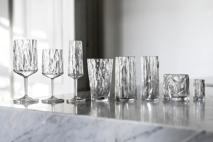 Set de 12 pahare de vin koziol Club No. 4 din Tritan, 410ml, rezistente la impact, fara BPA, transparente, pentru HoReCa