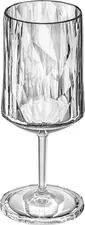 koziol koziol »ideas for friends GmbH Wine glass Classic Wine Cocktails Club No. 4 Superglas Trita Weinglas Classic Wine Cocktails Club No. 4 Superglas Tritan Wine glass Classic Wine Cocktails Club No. 4 Superglas Tritan - ReNew with filling line 0.3 l; 410 ml, 8.5x20.5 cm (ØxH); transparent; 0.3 l Filling line, 12 piece / pack Weinglas Classic Wine Cocktails Club No. 4 Superglas Tritan - ReNew mit Eichstrich 0,3 l; 410 ml, 8.5x20.5 cm (ØxH); transparent; 0.3 l Eichstrich, 12 Stück / Pack The ‘Club No. 4’ glass, made from high-quality Tritan™ with a 0.3 l calibration mark, has been developed for the professional serving of wine, spritz variations, cocktails and premium non-alcoholic drinks. Its elegant shape ensures an attractive presentation and makes it the ideal choice for restaurants, hotels, bars and event venues. Made from modern Tritan™, the glass combines a crystal-clear appearance with high impact resistance. The material is BPA- and bisphenol-free, food-safe and complies with current European requirements for food-contact materials. As a result, the ‘Club No. 4’ offers the high-quality appearance of a classic wine glass whilst providing significantly greater safety in everyday use. Particularly in outdoor areas, on terraces, by swimming pools or at events, the glass impresses with its durability and cost-effectiveness. It meets the legal requirements for areas where glass is prohibited and is ideally suited for professional use in the hospitality sector. Tritan™ also represents a sustainable, reusable solution with a long service life. Variants containing recycled material support modern sustainability concepts in the catering and hospitality sectors. The ‘Club No. 4’ is part of the extensive Tritan™ glass range and can be perfectly combined with water, cocktail and long drink glasses – ensuring a consistent look throughout your establishment. Customisation with your chosen logo is available using the Luxury Print process for orders of 100 pieces or more. For orders of 250 pieces or more, pad printing is also available. We are happy to produce custom colours for orders of 500 pieces or more. Ideal for wine, spritzers, cocktails and non-alcoholic drinks Crystal-clear appearance with high break resistance BPA- and bisphenol-free, food-safe Complies with legal requirements for areas where glass is prohibited Custom logo customisation available Das Glas „Club No. 4“ aus hochwertigem Tritan™ mit Eichstrich 0,3 l wurde für den professionellen Ausschank von Wein, Spritz-Variationen, Cocktails und alkoholfreien Premium-Getränken entwickelt. Seine elegante Form sorgt für eine ansprechende Präsentation und macht es zur idealen Wahl für Restaurants, Hotels, Bars und Eventlocations. Gefertigt aus modernem Tritan™ verbindet das Glas eine kristallklare Optik mit hoher Bruchfestigkeit. Das Material ist BPA- und bisphenolfrei, lebensmittelecht und erfüllt aktuelle europäische Anforderungen für Lebensmittelkontaktmaterialien. Damit bietet das „Club No. 4“ die hochwertige Anmutung eines klassischen Weinglases bei deutlich höherer Sicherheit im täglichen Einsatz. Besonders in Außenbereichen, auf Terrassen, an Pools oder bei Veranstaltungen überzeugt das Glas durch seine Langlebigkeit und Wirtschaftlichkeit. Es erfüllt die gesetzlichen Vorgaben für Bereiche mit Glasverbot und eignet sich hervorragend für den professionellen HoReCa-Einsatz. Tritan™ steht zudem für eine nachhaltige Mehrweglösung mit langer Nutzungsdauer. Varianten mit recyceltem Materialanteil unterstützen moderne Nachhaltigkeitskonzepte in Gastronomie und Hotellerie. Das „Club No. 4“ ist Teil der umfangreichen Tritan™-Glasserie und lässt sich ideal mit Wasser-, Cocktail- und Longdrinkgläsern kombinieren – für ein einheitliches Erscheinungsbild im gesamten Betrieb. Eine Veredelung mit Ihrem Wunschlogo ist ab 100 Stück im Luxury Print Verfahren möglich. Ab 250 Stück steht zudem der Tampondruck zur Verfügung. Individuelle Sonderfarben realisieren wir gerne ab 500 Stück. Ideal für Wein, Spritz, Cocktails & alkoholfreie Drinks Kristallklare Optik bei hoher Bruchsicherheit BPA- und bisphenolfrei, lebensmittelecht Erfüllt die gesetzlichen Vorgaben für Bereiche mit Glasverbot Individuelle Logo-Veredelung möglich