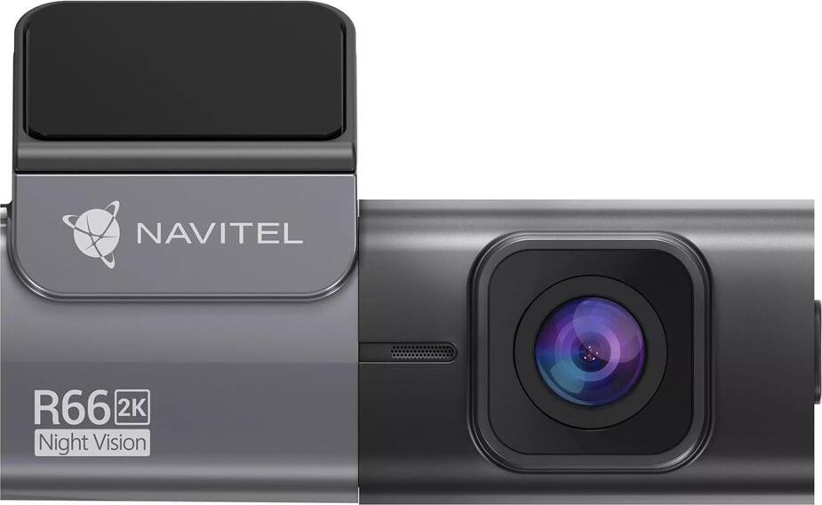 Видеорегистратор Navitel R66 2K, разрешение 2560x1440px, угол обзора 120°, корпус с поворотом на 360°, Wi-Fi, G-сенсор, ночная съемка, microSD до 128ГБ