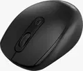 Xtrike Me GW-120L Dual Mode Wireless Office Mouse, Bluetooth 5.2 & 2.4GHz, Silent Click, 1600 DPI, Rechargeable Battery, USB Type-C, Black