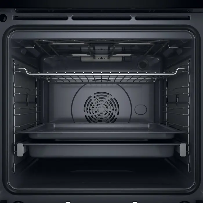 Встраиваемый электрический духовой шкаф Whirlpool WOI4S8CM1SBA, 73 л, класс A+, 6th Sense, Steam+, AirFry, каталитическая очистка, черный, набор с Doc-station