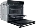 Встраиваемый электрический духовой шкаф Whirlpool WOI4S8CM1SBA, 73 л, класс A+, 6th Sense, Steam+, AirFry, каталитическая очистка, черный, набор с Doc-station