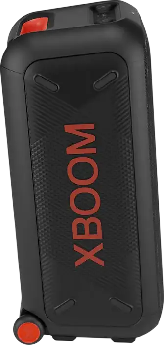 Sistem Audio Portabil LG XBOOM XL9T, Box Party 1000W RMS, 2.2 CH, Dual Woofere 8 inch, Iluminare RGB Pixel LED, Rezistenta la apa IPX4, Negru