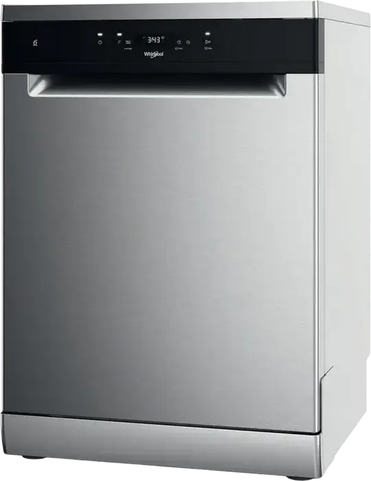 Whirlpool WH4FFA14BN6X Freestanding Dishwasher, 14 Place Settings, Energy Class A, 6th Sense Technology, NaturalDry, 8 Programs, Grey Inox, 60cm