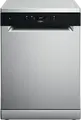 Whirlpool WH4FFA14BN6X Freestanding Dishwasher, 14 Place Settings, Energy Class A, 6th Sense Technology, NaturalDry, 8 Programs, Grey Inox, 60cm