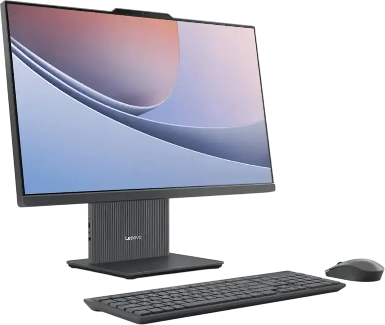 All-in-One Lenovo IdeaCentre 24ILL11, 23.8" FHD IPS, Intel Core Ultra 5 226V, 16GB DDR5, 512GB SSD + 1TB HDD, RTX 4050, Fara SO, Luna Grey, Tastatura si Mouse Wireless