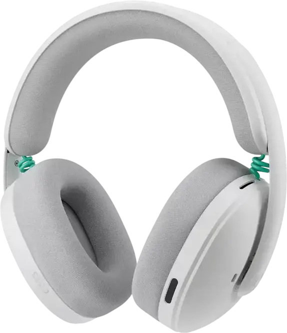 Logitech G325 Lightspeed Wireless Gaming Headset, White, 32mm Drivers, 24-bit Audio, Dual Beamforming AI Noise Reducing Mic, 24h Battery, PC Mac PS Switch