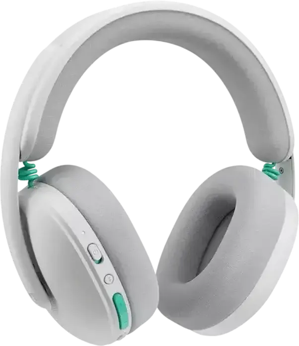 Logitech G325 Lightspeed Wireless Gaming Headset, White, 32mm Drivers, 24-bit Audio, Dual Beamforming AI Noise Reducing Mic, 24h Battery, PC Mac PS Switch