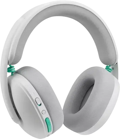 Logitech G325 Lightspeed Wireless Gaming Headset, White, 32mm Drivers, 24-bit Audio, Dual Beamforming AI Noise Reducing Mic, 24h Battery, PC Mac PS Switch