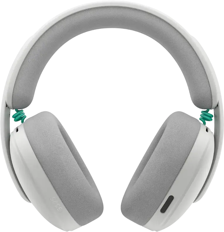 Logitech G325 Lightspeed Wireless Gaming Headset, White, 32mm Drivers, 24-bit Audio, Dual Beamforming AI Noise Reducing Mic, 24h Battery, PC Mac PS Switch