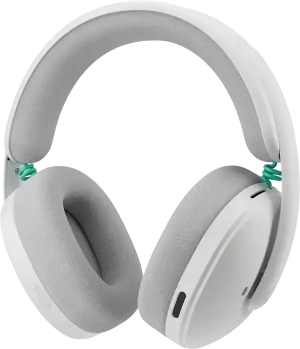 Logitech G325 Lightspeed Wireless Gaming Headset, White, 32mm Drivers, 24-bit Audio, Dual Beamforming AI Noise Reducing Mic, 24h Battery, PC Mac PS Switch