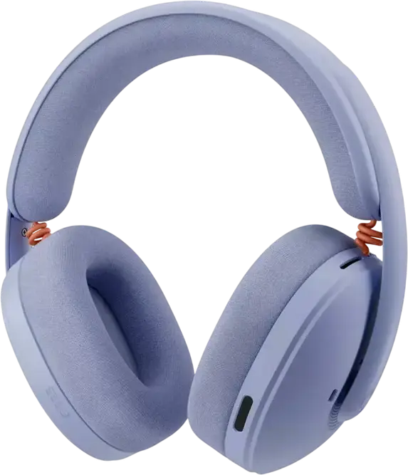 Casca Gaming Wireless Logitech G325 Lightspeed, Lila/Violet, Difuzoare 32mm, Audio 24-bit, Microfon Dual Beamforming cu Reducere Zgomot AI, Baterie 24h, PC Mac PS Switch