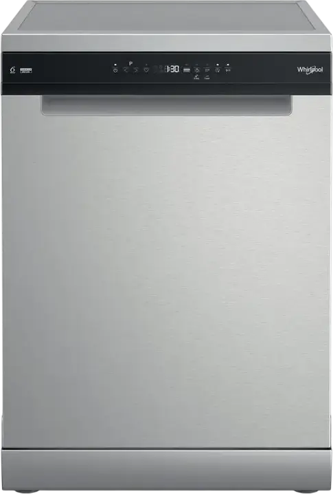 Посудомоечная машина Whirlpool W7F HP43 X MaxiSpace отдельно стоящая, на 15 комплектов, 10 программ, 43 дБ, AquaStop, нержавеющая сталь, 60x59x85 см