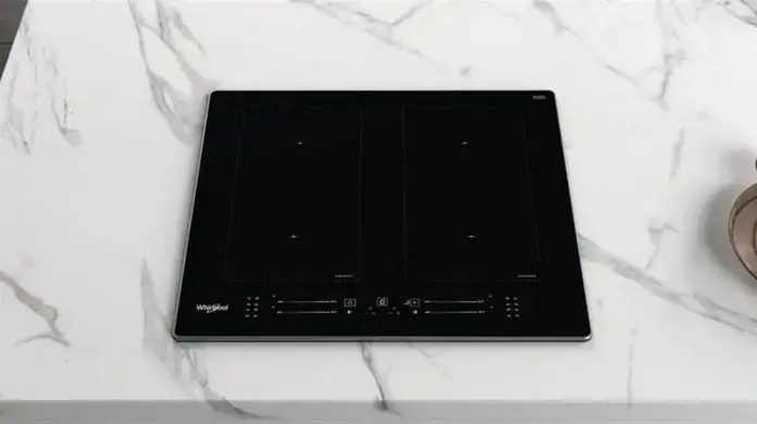 Whirlpool WL S8560 AL Built-in Induction Cooktop, 4 Zones, FlexiOval, Slider Premium Touch, Vitroceramic Glass, Aluminum Frame, Black, 59.8 cm