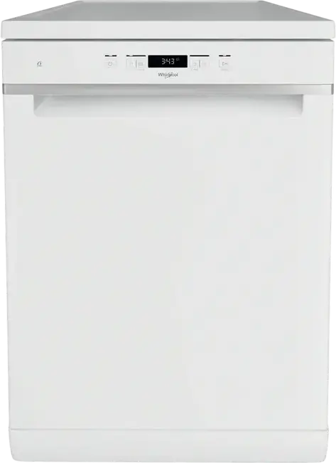 Masina de spalat vase incorporabila Whirlpool WH4FFB14BN6W, Dimensiune completa, 14 seturi, 8 programe, Afisaj LED, Alb, 60x59x85 cm