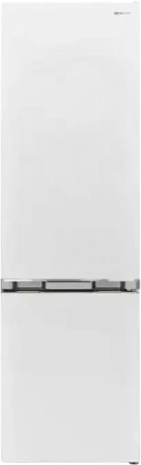 Холодильник Sharp SJ-FBA06DTXWE-EU с морозильной камерой, общий объем 270 л, Advance No Frost, ZeroDegreeZone, белый, 54x60x180 см