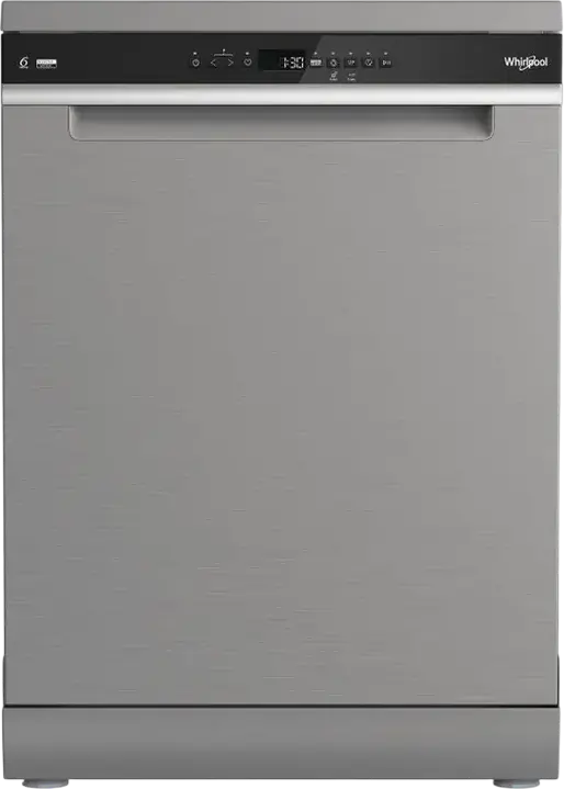 Whirlpool W7F HP61X Freestanding Dishwasher, 15 Place Settings, Energy Class A, 10 Programs, NaturalDry, Power Clean, Grey, 85x60x59 cm