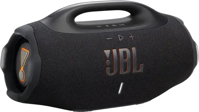Boxa Portabila Bluetooth JBL Boombox 4 200W RMS, Neagra, Rezistenta la Apa IP68, AI Sound Boost, Auracast, Baterie cu Autonomie Mare