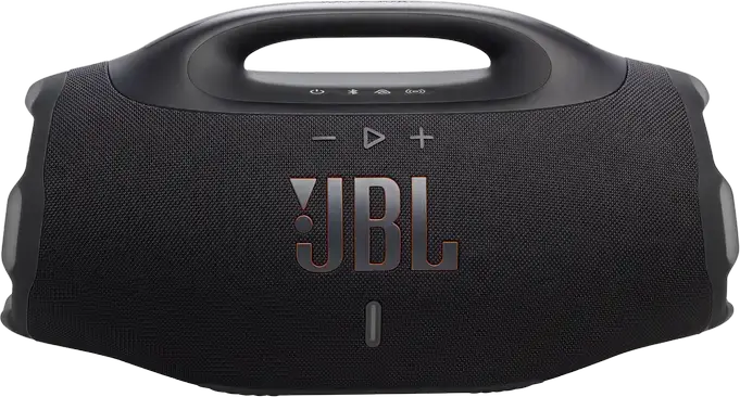 Boxa Portabila Bluetooth JBL Boombox 4 200W RMS, Neagra, Rezistenta la Apa IP68, AI Sound Boost, Auracast, Baterie cu Autonomie Mare