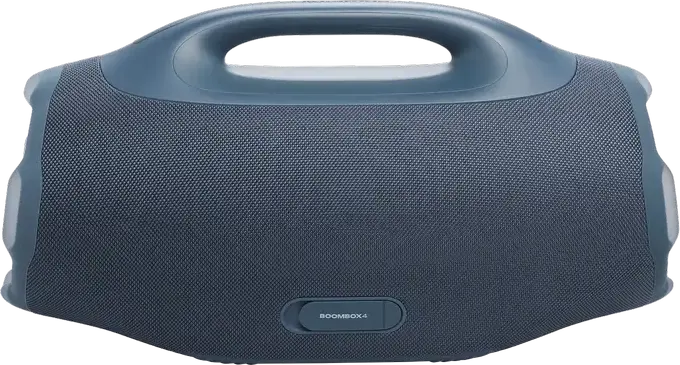 Boxa Portabila Bluetooth JBL Boombox 4 200W RMS, Albastru, Iluminare Unicolora, Rezistenta la Apa IP68, AI Sound Boost, Auracast, Baterie cu Autonomie Mare