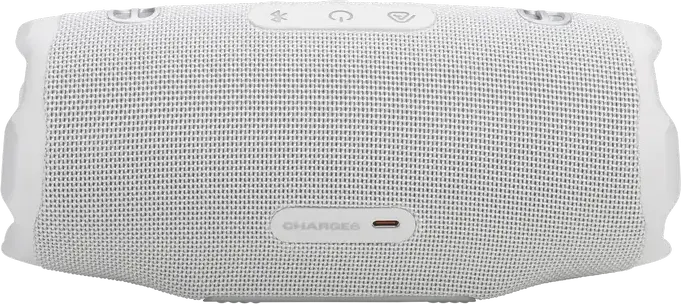 Boxă Portabilă JBL Charge 6 Bluetooth 5.4, Putere 45W RMS, Rezistență la Apă IP67, Baterie 28 Ore, Sistem Acustic pe 2 Căi, USB-C, Alb