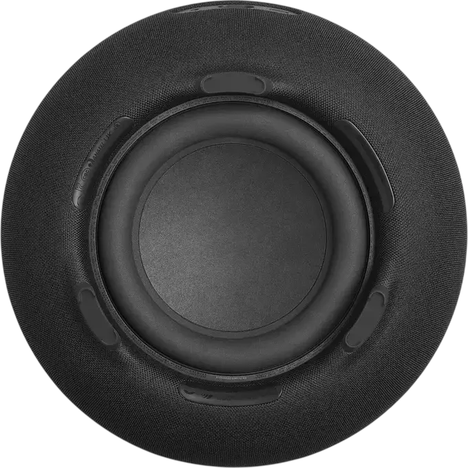 Harman Kardon Aura Studio 5 Bluetooth 5.4 Speaker, 160W RMS 2.1 CH Audio, Ambient Diamond Light, Auracast, USB-C, AUX, Black