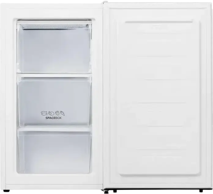 Gorenje F39EPW4 Freestanding Upright Freezer, 61L Volume, 3 Compartments, Energy Class E, White, SpaceBox Storage, Mechanical Control, 84.2 cm Height