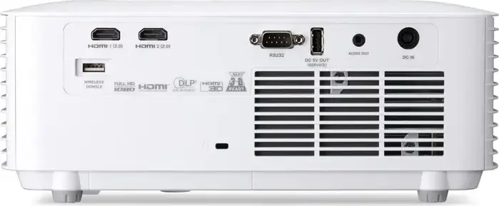 Лазерный DLP-проектор Acer XL2521i Vero, 1920x1080 FHD, 4000 Люмен, Контраст 50000:1, HDR, Срок службы лампы 30000ч, 50% переработанный пластик PCR, Белый