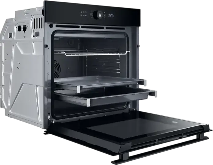 Whirlpool WOI4S8HM2SBA Built-in Electric Oven, 73L Capacity, A+ Energy Class, 6th Sense, Steam Cooking, Hydrolytic Cleaning, Black, 59.5 x 59.7 x 56.4 cm