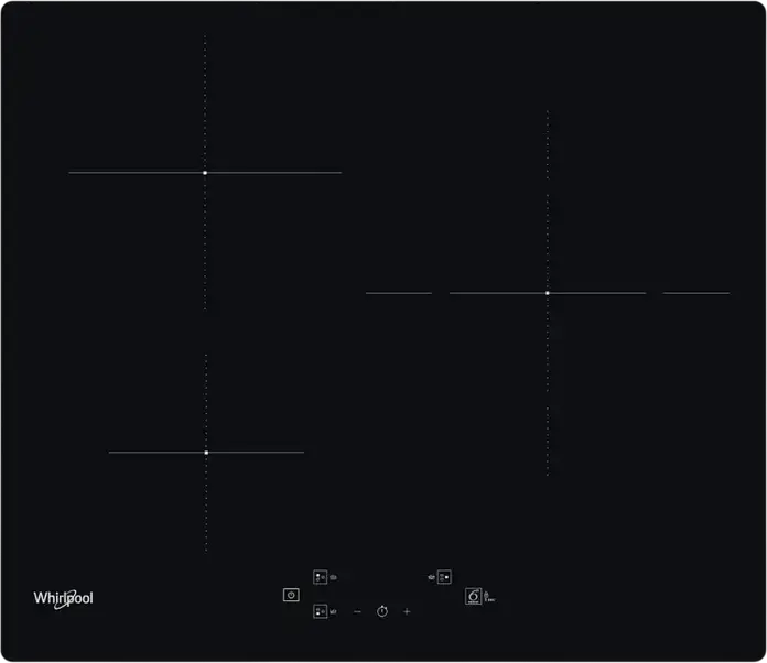 Whirlpool WS Q5760 NE Built-in Induction Cooktop, Glass Ceramic Surface, Booster and Melting Functions, Direct Mapping Touch Controls