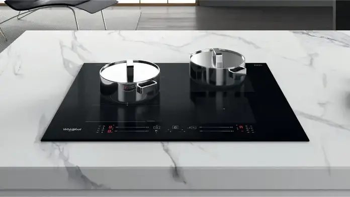 Whirlpool WF S9365 BF/IXL Built-in Induction Cooktop, 4 Zones, 65cm, iXelium Glass, 6th Sense, FlexiSide, ChefControl, Black
