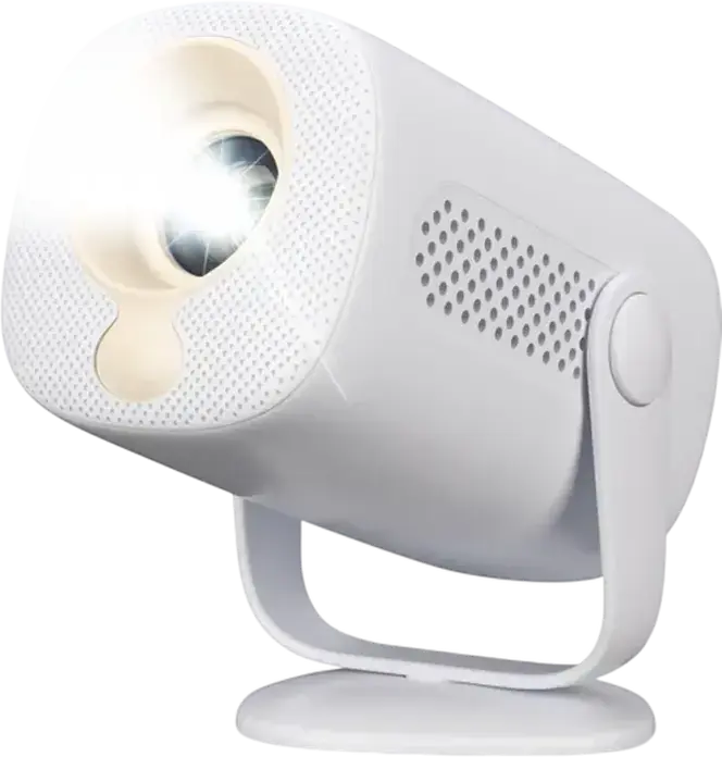 Acer Aopen QT12 Smart Portable Mini Projector, White, 720p LCD, 180 ANSI lm, HDMI, USB, Wifi, Integrated Tilt Stand