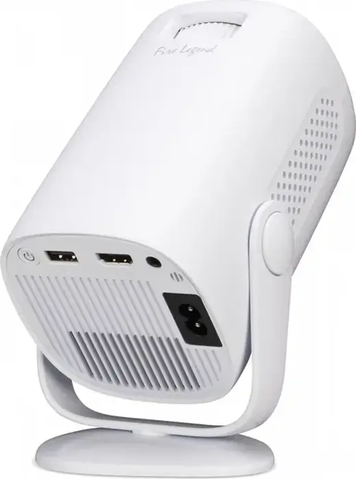 Acer Aopen QT12 Smart Portable Mini Projector, White, 720p LCD, 180 ANSI lm, HDMI, USB, Wifi, Integrated Tilt Stand