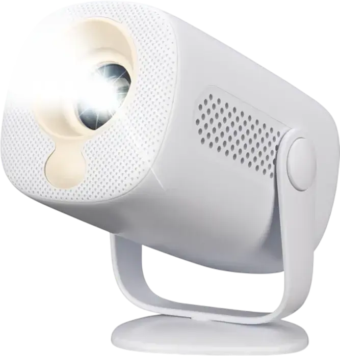 Acer Aopen QT12 Smart Portable Mini Projector, White, 720p LCD, 180 ANSI lm, HDMI, USB, Wifi, Integrated Tilt Stand