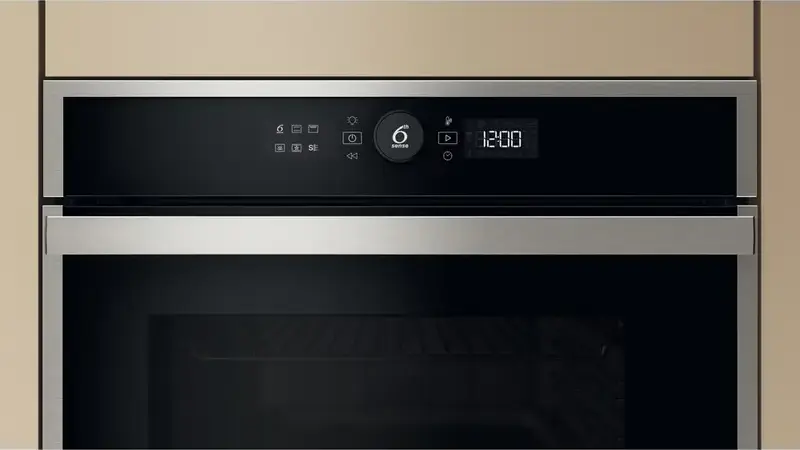 Whirlpool WOI4S8PM1SXA Built-in Electric Oven, 73L Capacity, A+ Energy Class, 3450W, 6th Sense Technology, SteamCook4, Inox Stainless Steel