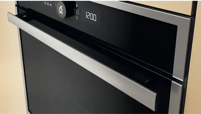 Whirlpool WOI4S8PM1SXA Built-in Electric Oven, 73L Capacity, A+ Energy Class, 3450W, 6th Sense Technology, SteamCook4, Inox Stainless Steel