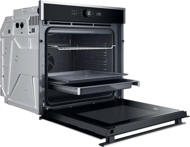 Whirlpool WOI4S8PM1SXA Built-in Electric Oven, 73L Capacity, A+ Energy Class, 3450W, 6th Sense Technology, SteamCook4, Inox Stainless Steel