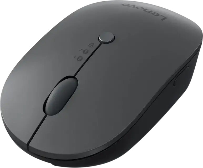 Lenovo X9 Edition Multi-Device Wireless Mouse 4Y51R29290, 2400 dpi Blue Optical Sensor, Silent Buttons, Bluetooth 5.0 & 2.4GHz USB-C, Ambidextrous