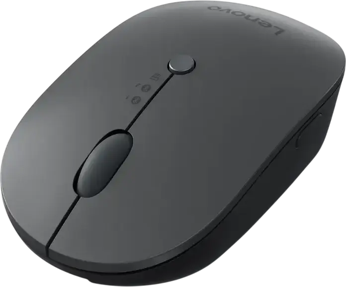 Lenovo X9 Edition Multi-Device Wireless Mouse 4Y51R29290, 2400 dpi Blue Optical Sensor, Silent Buttons, Bluetooth 5.0 & 2.4GHz USB-C, Ambidextrous