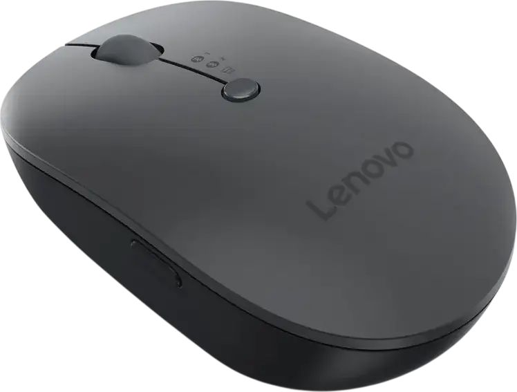 Lenovo X9 Edition Multi-Device Wireless Mouse 4Y51R29290, 2400 dpi Blue Optical Sensor, Silent Buttons, Bluetooth 5.0 & 2.4GHz USB-C, Ambidextrous