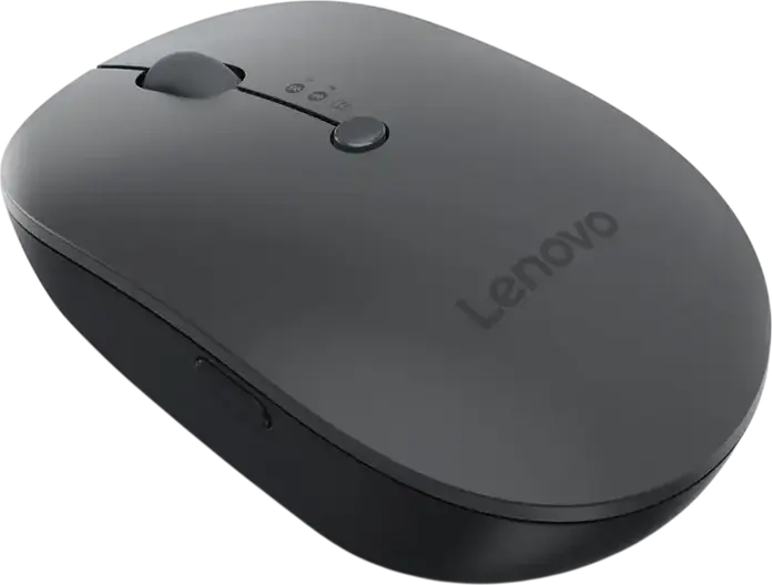 Lenovo X9 Edition Multi-Device Wireless Mouse 4Y51R29290, 2400 dpi Blue Optical Sensor, Silent Buttons, Bluetooth 5.0 & 2.4GHz USB-C, Ambidextrous