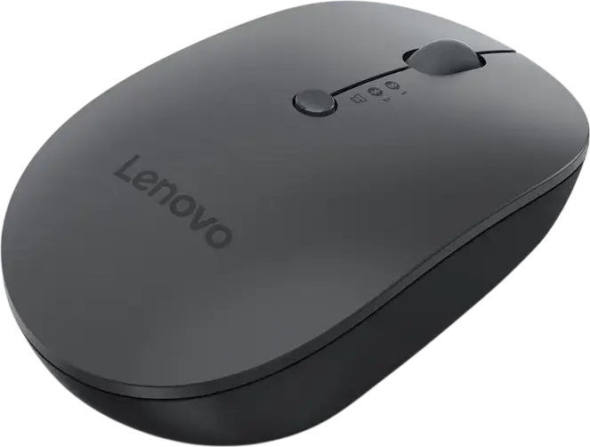 Lenovo X9 Edition Multi-Device Wireless Mouse 4Y51R29290, 2400 dpi Blue Optical Sensor, Silent Buttons, Bluetooth 5.0 & 2.4GHz USB-C, Ambidextrous