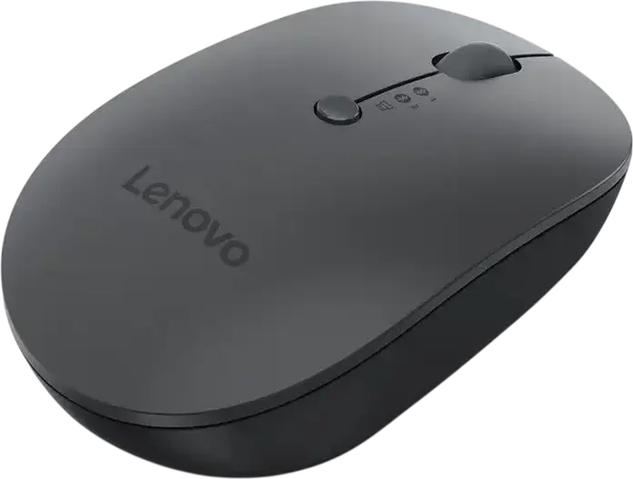 Lenovo X9 Edition Multi-Device Wireless Mouse 4Y51R29290, 2400 dpi Blue Optical Sensor, Silent Buttons, Bluetooth 5.0 & 2.4GHz USB-C, Ambidextrous