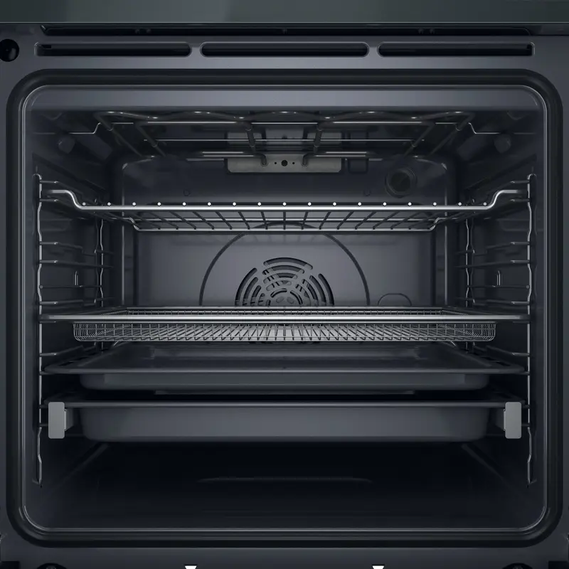 Cuptor Electric Incorporabil Whirlpool WOI78HT1SSGA, 73L, Clasa Energetica A+, Tehnologie 6th Sense, AirFry, Ready2cook, Curatare Hidrolitica, Gri