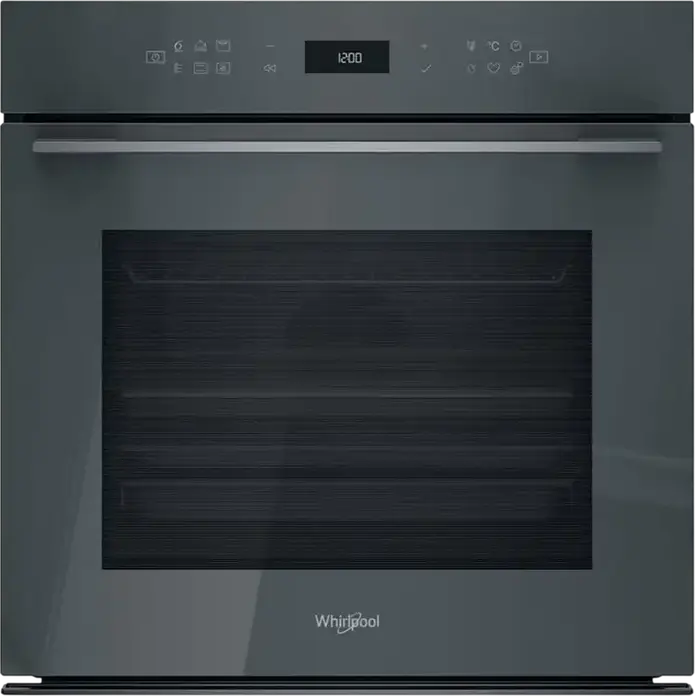 Cuptor Electric Incorporabil Whirlpool WOI78HT1SSGA, 73L, Clasa Energetica A+, Tehnologie 6th Sense, AirFry, Ready2cook, Curatare Hidrolitica, Gri