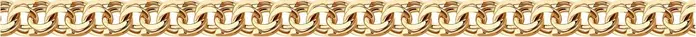 SOKOLOV 552070602 Bismark Weave Chain, 585 Red Gold, Hollow Design, Lobster Claw Clasp, 19 cm, 20 mm, 2.99 g