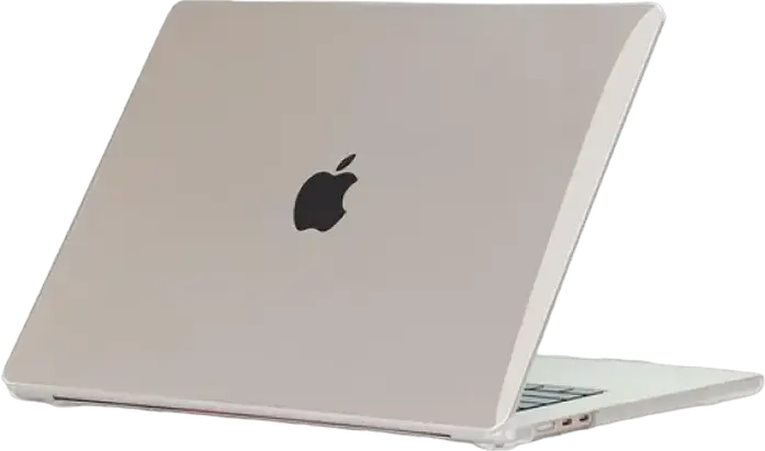 Husa Hard-shell Tech Protect Smartshell pentru MacBook Air 15-15.6 inch, Cover din Policarbonat prin Injectare, cu Piciorușe de Cauciuc, Acces Complet la Porturi